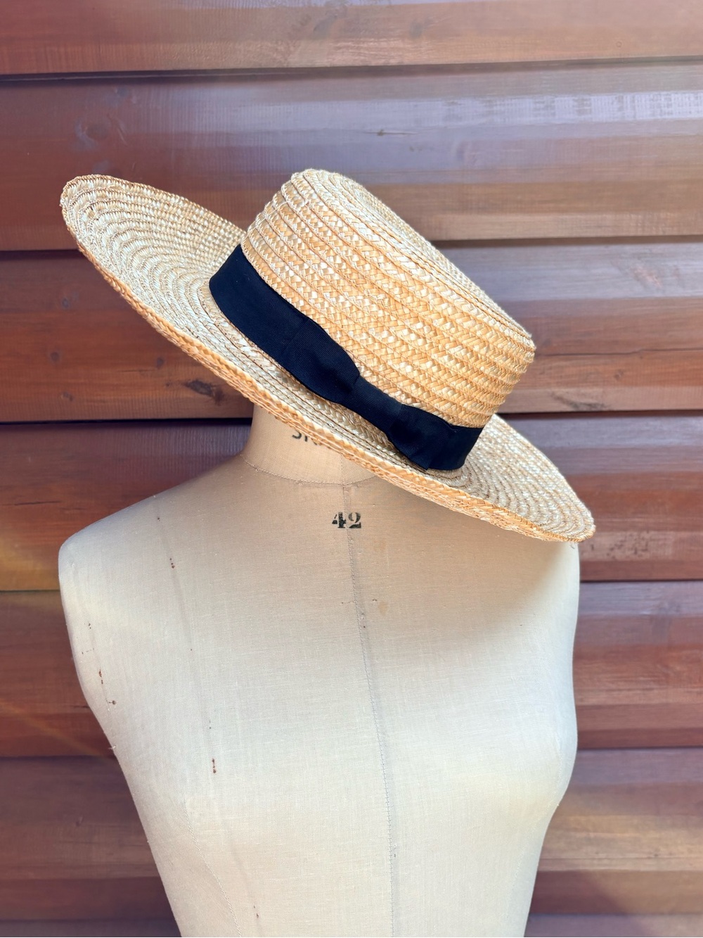 Simons Straw Boater Hat